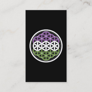genderQueer sacred geometry Business Card