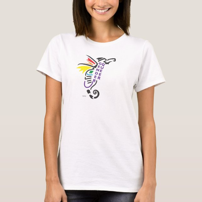 Genderqueer Symbol t-shirt (Front)