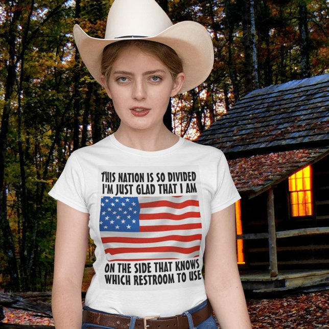 GENDERS CONSERVATIVE FUNNY WHICH RESTROOM TO USE  T-Shirt (Creator Uploaded)