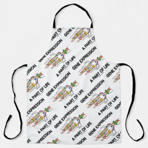 Gene Expression A Part Of Life Genetics Humour Apron