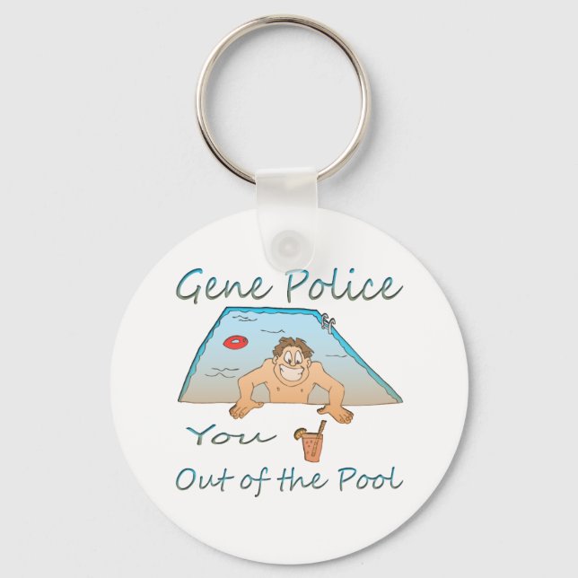 Gene Police Keychain (Front)