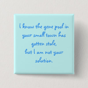 Gene Pool FLAIR 2 Inch Square Button