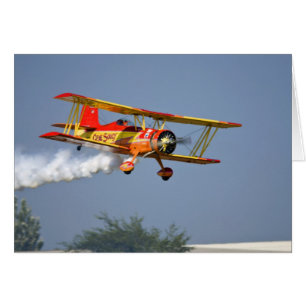 Gene Soucy performing aerobatics in Grumman