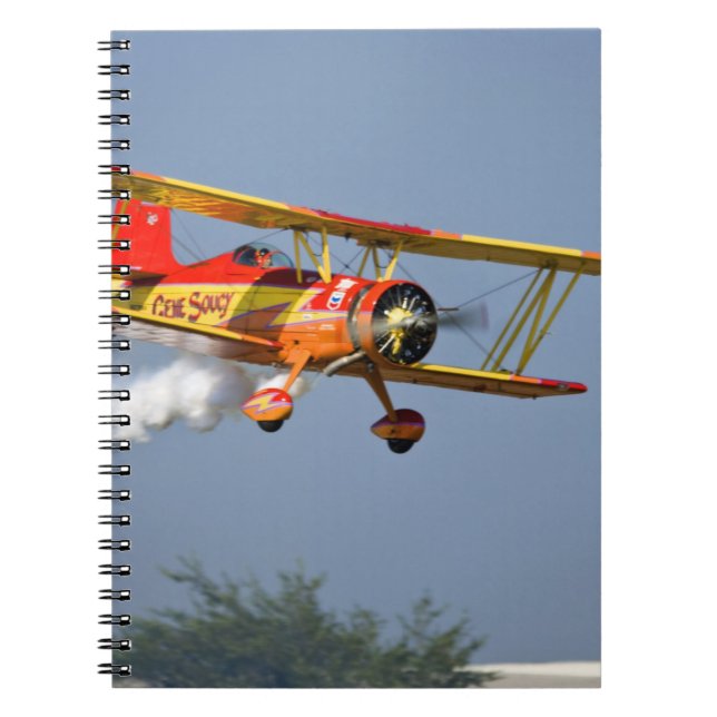 Gene Soucy performing aerobatics in Grumman Notebook (Front)