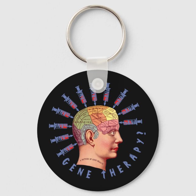 Gene Therapy? Keychain (Front)