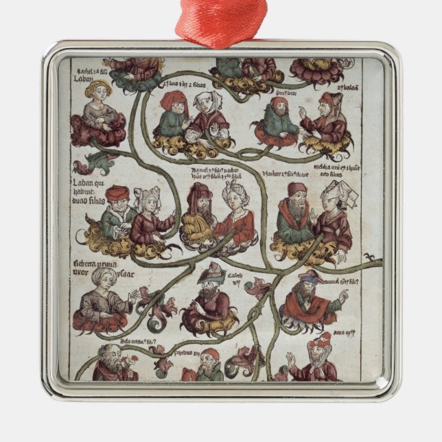 Genealogical tree of Laban Metal Ornament (Front)