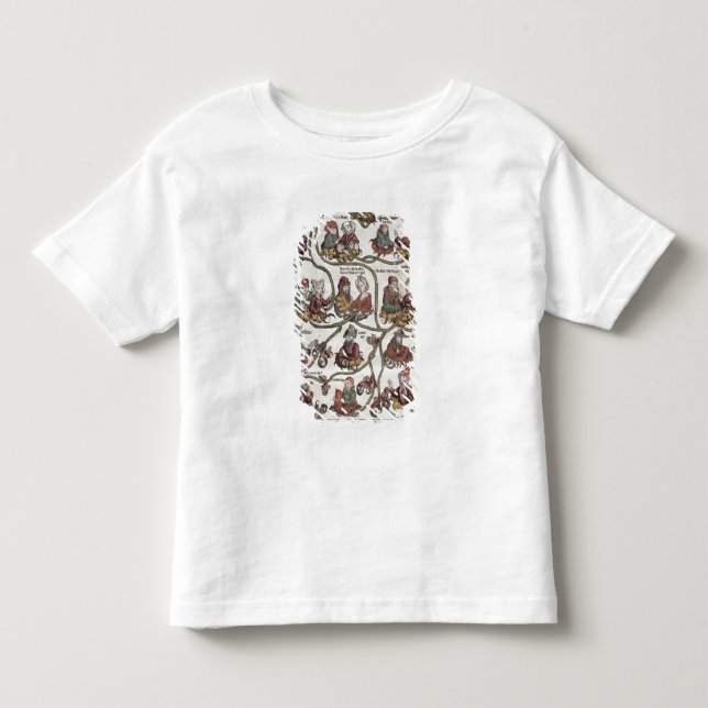Genealogical tree of Laban Toddler T-shirt (Front)