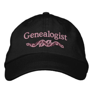 Genealogist Family History Embroidered Hat