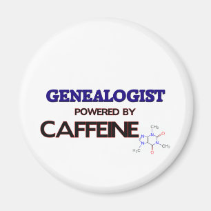 Genealogist Powered by caffeine Magnet