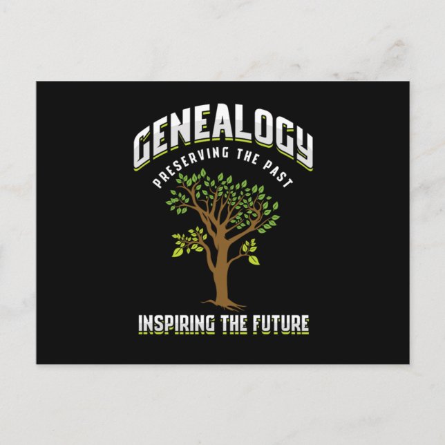 Genealogist Preserving The Family Tree Gift Postcard (Front)