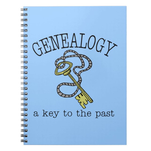 Genealogy A Key To The Past Notebook (Front)