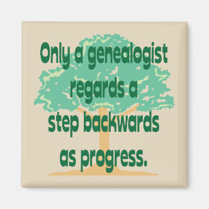 Genealogy A Step Backwards Is Progress Magnet