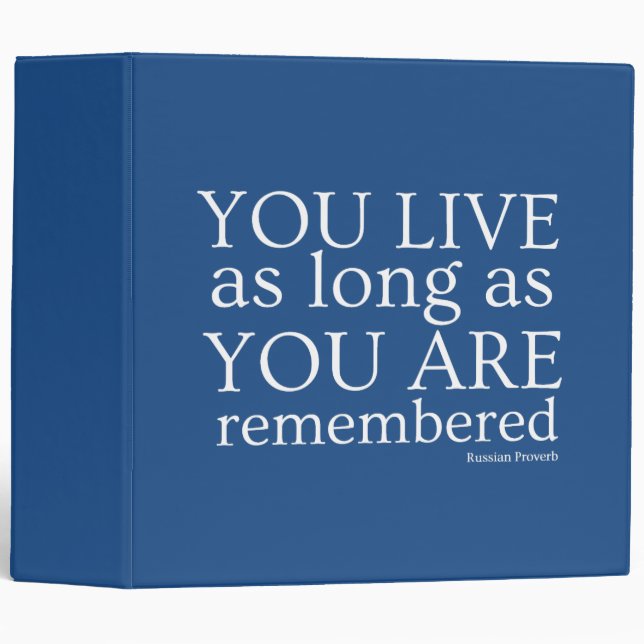 Genealogy Binder (Blue) (Front/Spine)