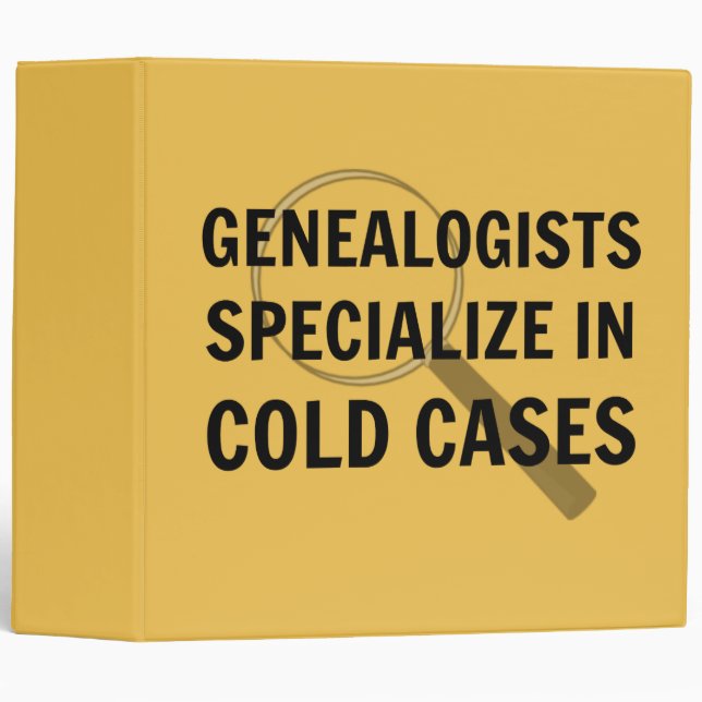 Genealogy Binder (Yellow) (Front/Spine)