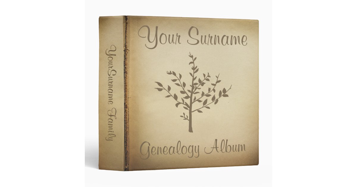 Genealogy binders Zazzle.ca