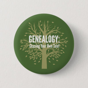 Genealogy Button (Green)