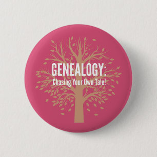 Genealogy Button (Pink)