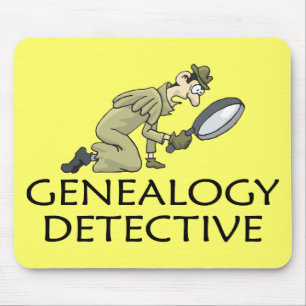 Genealogy Detective Mouse Pad