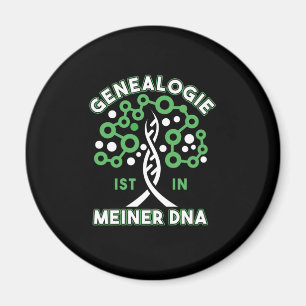 Genealogy DNA Tree Genealogy Family Historian Gift Magnet