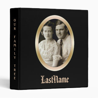Genealogy Family History | Custom Photo Black Binder