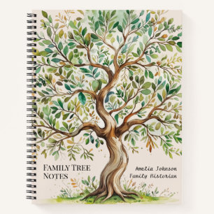 Genealogy Family Tree Research Notebook