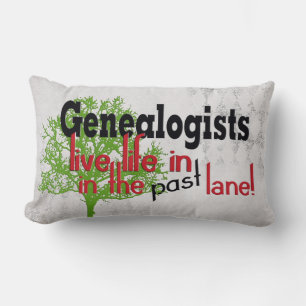 genealogy family tree with quote lumbar pillow