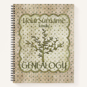 Genealogy Green Notebook