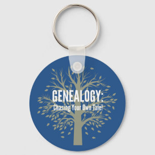 Genealogy Keychain (Blue)