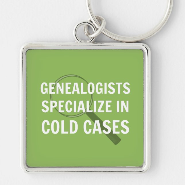 Genealogy Keychain (Green) (Front)