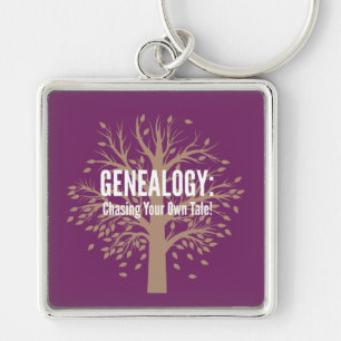 Genealogy Keychain (Purple)