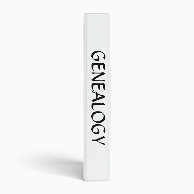 Genealogy :  Nuts and Loose Branches Binder (Spine)