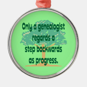 Genealogy Progress Ornament
