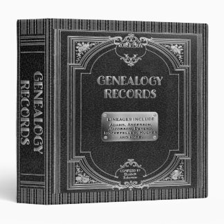 Genealogy Records Family Edition 3 Classeur de bag