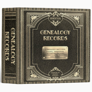 Genealogy Records Family Edition 3 Classeur de bag