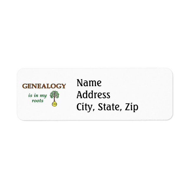 Genealogy Roots (Front)