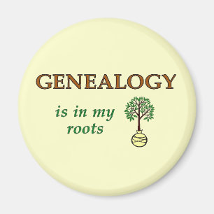 Genealogy Roots Magnet