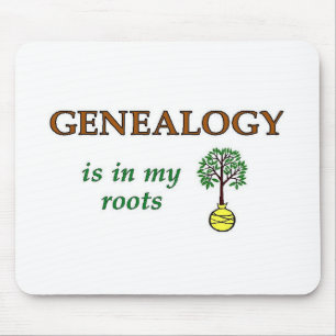 Genealogy Roots Mouse Pad