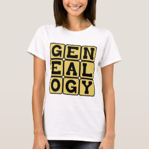 Genealogy, Study of Family Trees T-Shirt