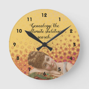 Genealogy: the ultimate skeleton search. round clock