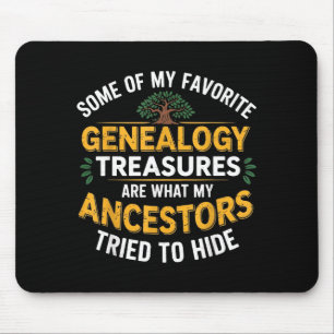 Genealogy Treasures Genetic Genealogist Ancestor G Mouse Pad