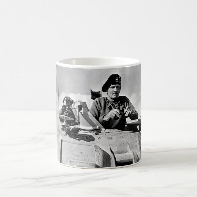 General Bernard L. Montgomery watches_War Image Coffee Mug (Center)