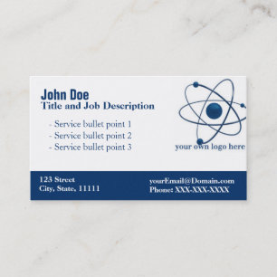 General Blue Elegant Business card