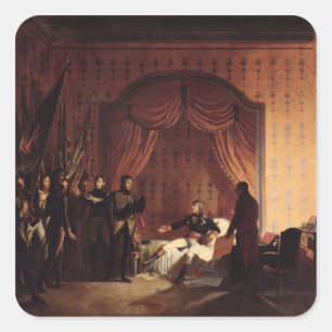 General Bonaparte Captured Austro-Sardinian Square Sticker