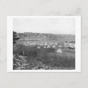 General Brook's Camp near Pine Ridge Postcard