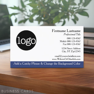 General Business Card Template with Logo