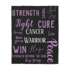 General Cancer Warrior blanket