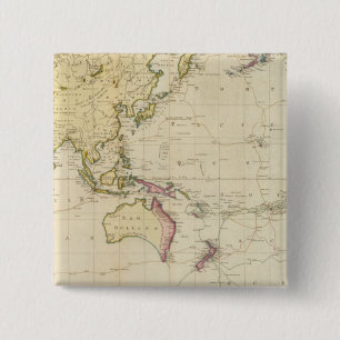 General chart historical map 2 inch square button