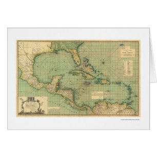 General Chart of the West Indies by Speer 1796
