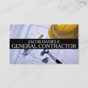 General Contractor Builder Construction Business Business Card