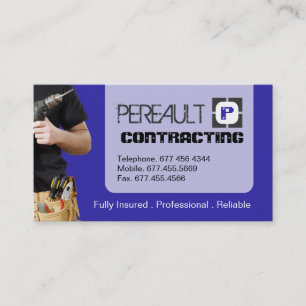 GENERAL CONTRACTOR BUSINESS CARD